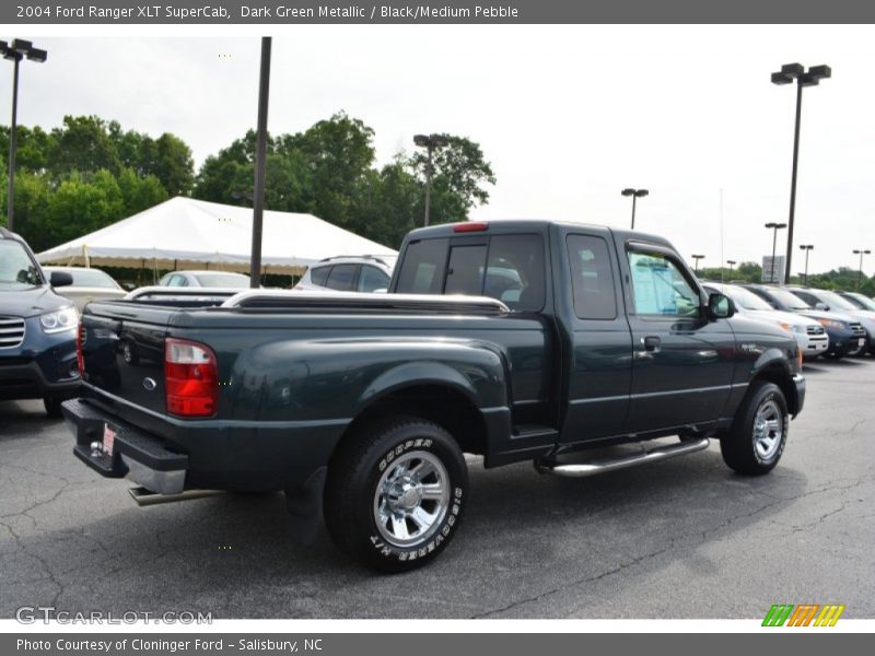 Dark Green Metallic / Black/Medium Pebble 2004 Ford Ranger XLT SuperCab