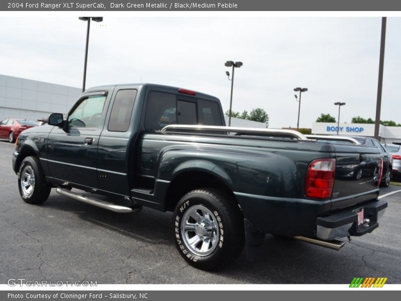 Dark Green Metallic / Black/Medium Pebble 2004 Ford Ranger XLT SuperCab