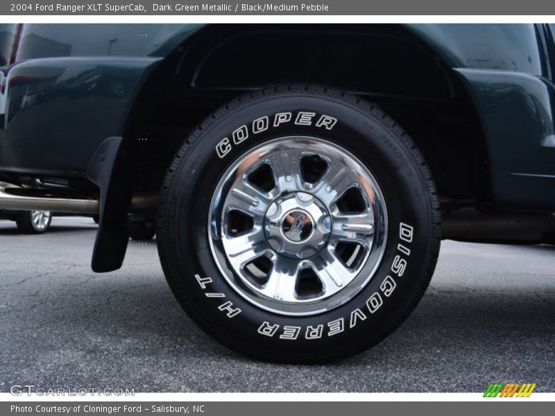 Dark Green Metallic / Black/Medium Pebble 2004 Ford Ranger XLT SuperCab
