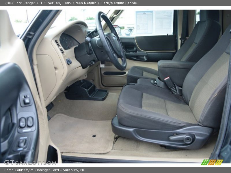 Dark Green Metallic / Black/Medium Pebble 2004 Ford Ranger XLT SuperCab