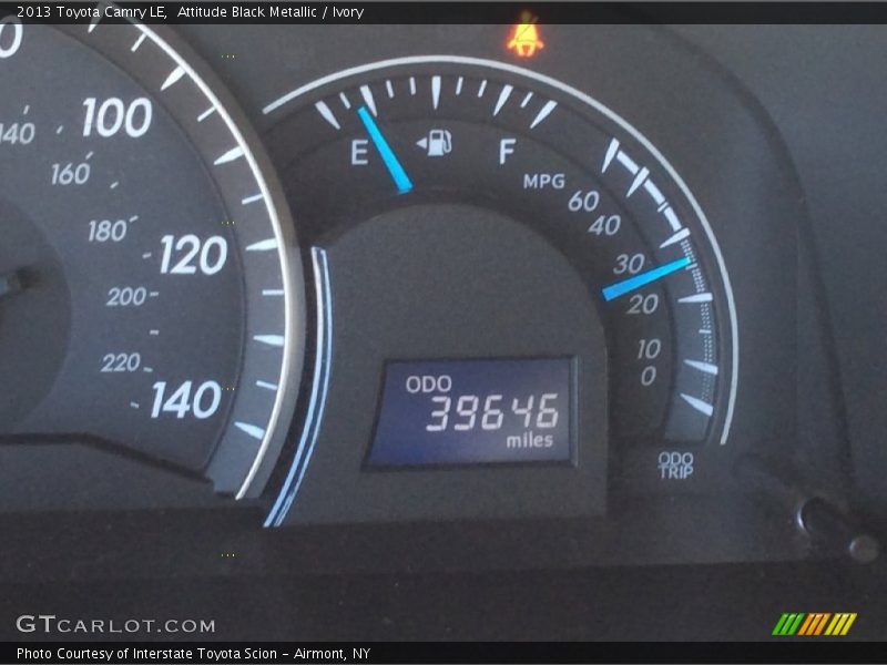 Attitude Black Metallic / Ivory 2013 Toyota Camry LE