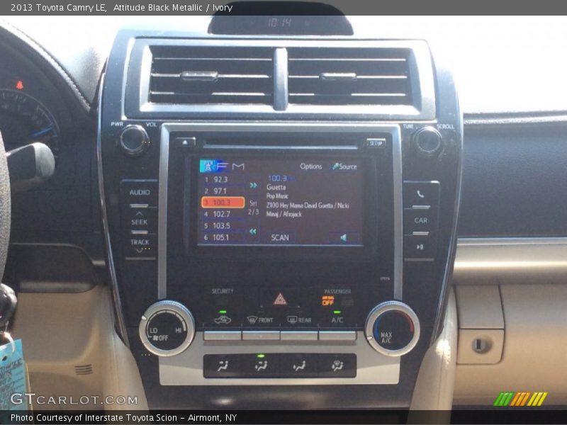 Attitude Black Metallic / Ivory 2013 Toyota Camry LE