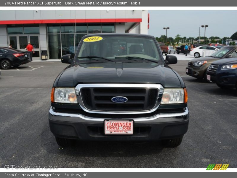 Dark Green Metallic / Black/Medium Pebble 2004 Ford Ranger XLT SuperCab