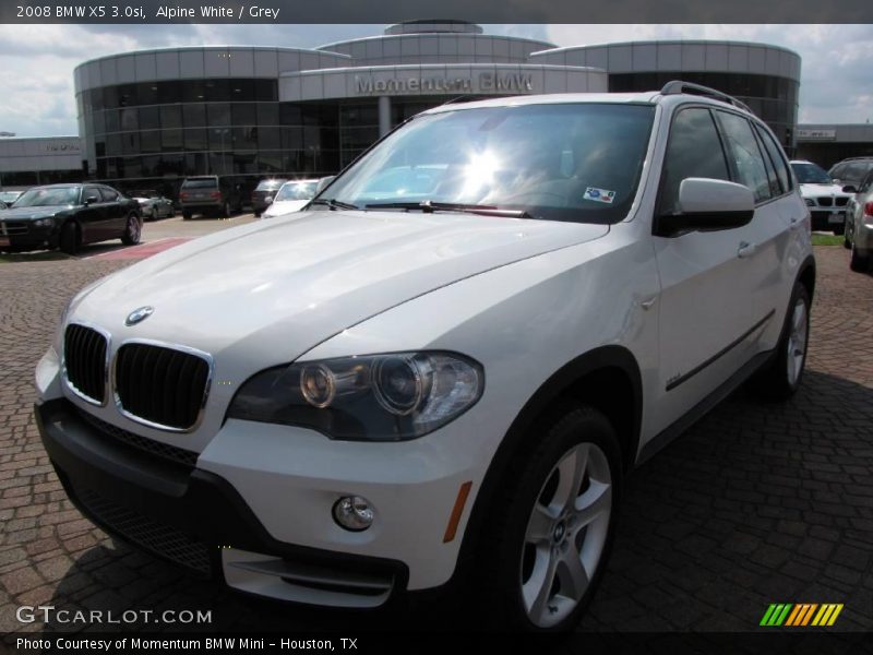 Alpine White / Grey 2008 BMW X5 3.0si
