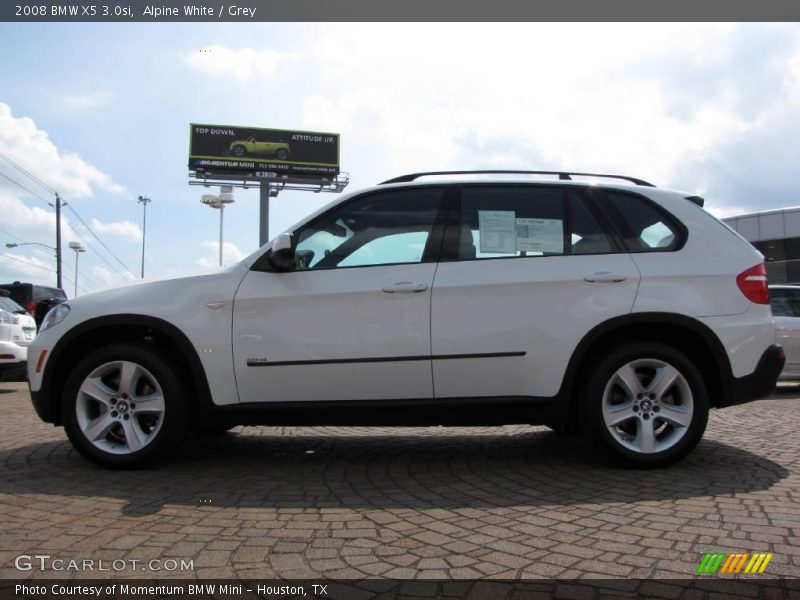 Alpine White / Grey 2008 BMW X5 3.0si