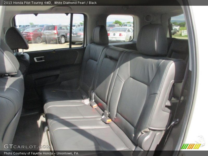 White Diamond Pearl / Black 2013 Honda Pilot Touring 4WD