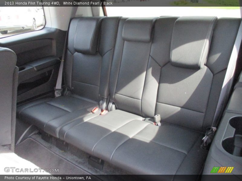 White Diamond Pearl / Black 2013 Honda Pilot Touring 4WD