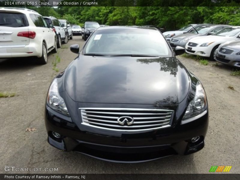 Black Obsidian / Graphite 2014 Infiniti Q60 S Coupe