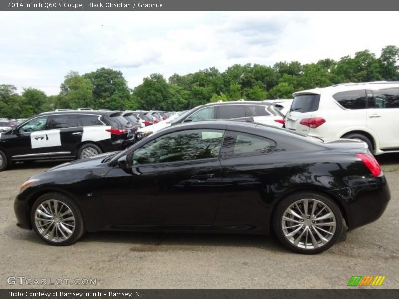  2014 Q60 S Coupe Black Obsidian