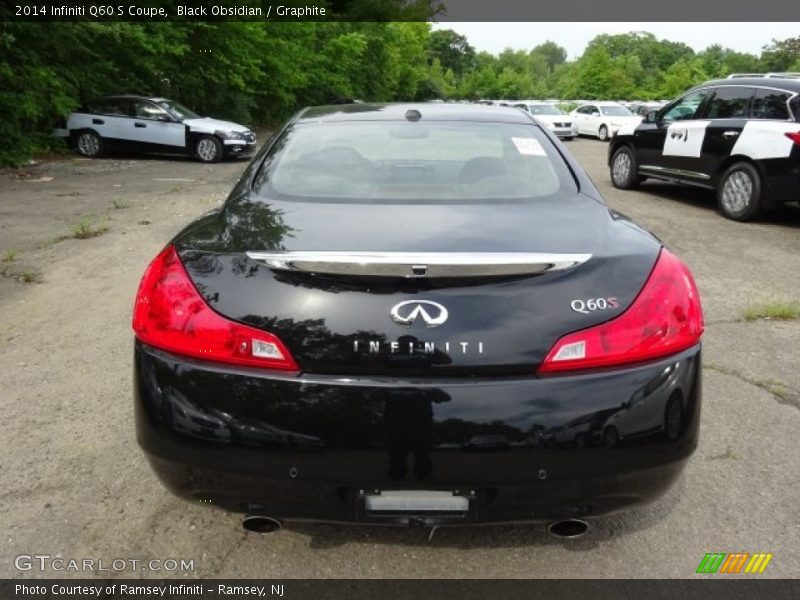 Black Obsidian / Graphite 2014 Infiniti Q60 S Coupe