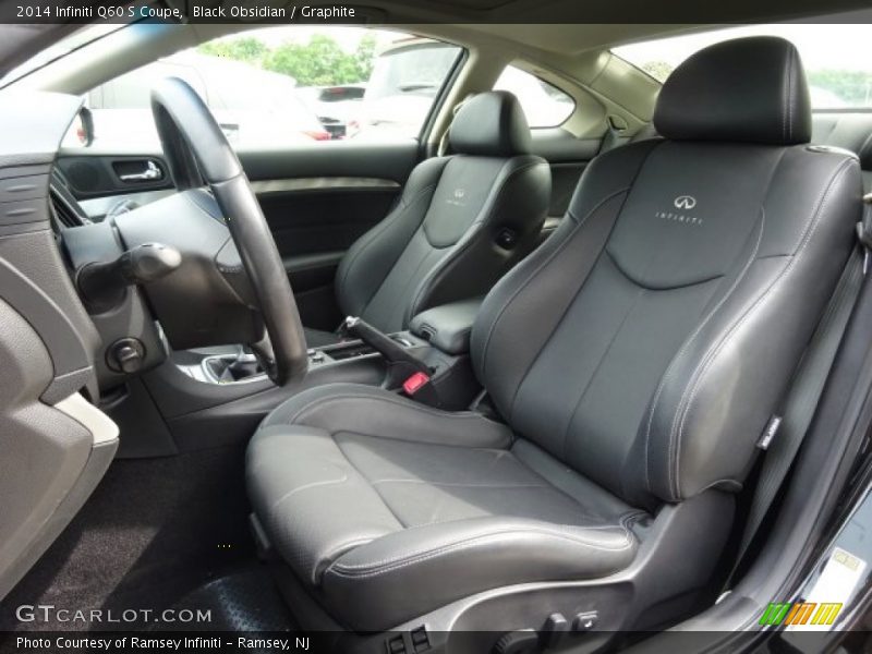 Black Obsidian / Graphite 2014 Infiniti Q60 S Coupe