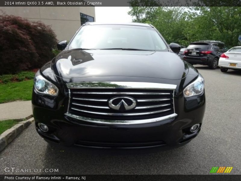 Black Obsidian / Graphite 2014 Infiniti QX60 3.5 AWD