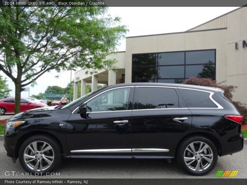 Black Obsidian / Graphite 2014 Infiniti QX60 3.5 AWD