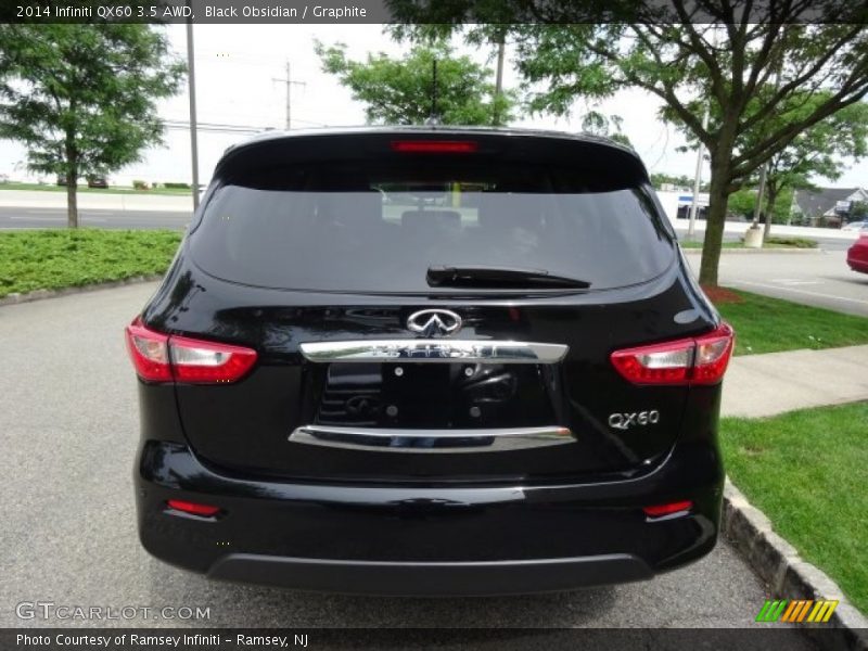 Black Obsidian / Graphite 2014 Infiniti QX60 3.5 AWD
