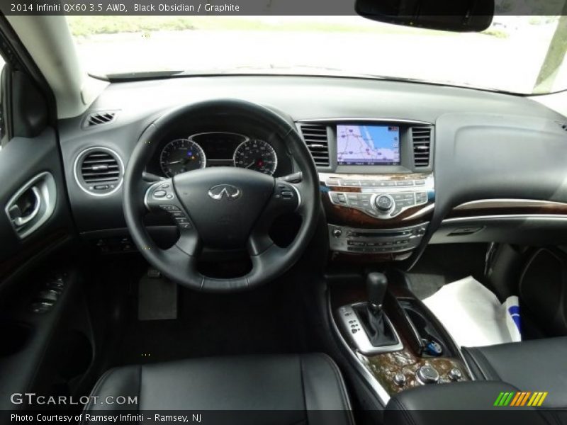 Black Obsidian / Graphite 2014 Infiniti QX60 3.5 AWD