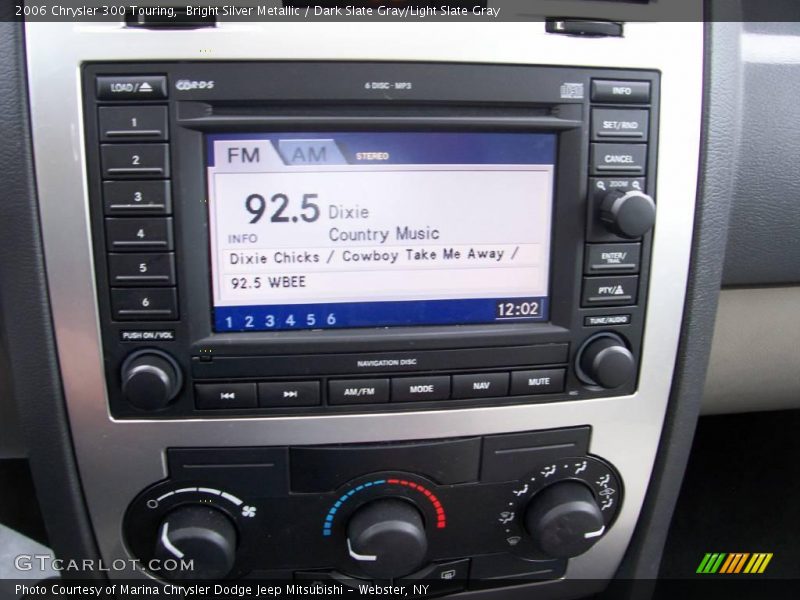 Bright Silver Metallic / Dark Slate Gray/Light Slate Gray 2006 Chrysler 300 Touring