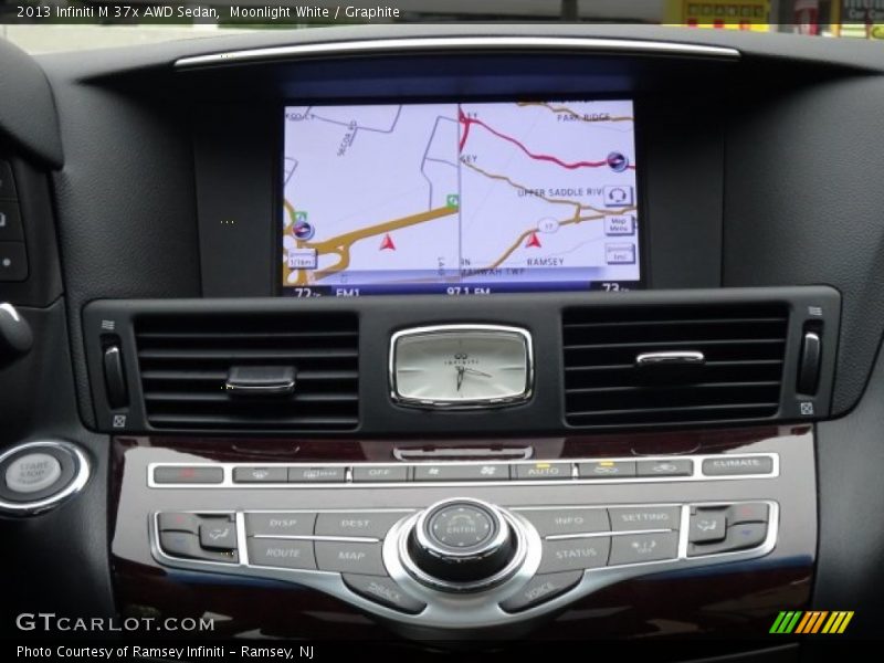 Moonlight White / Graphite 2013 Infiniti M 37x AWD Sedan