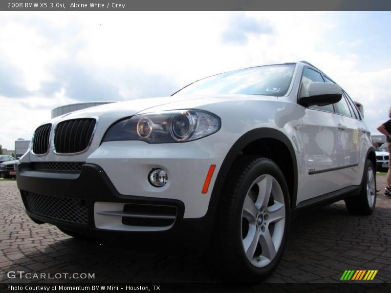 Alpine White / Grey 2008 BMW X5 3.0si