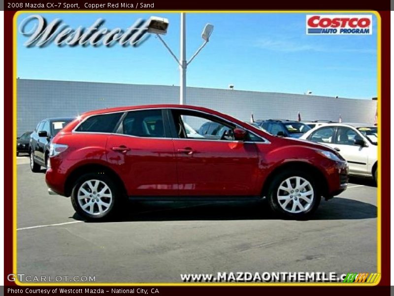 Copper Red Mica / Sand 2008 Mazda CX-7 Sport