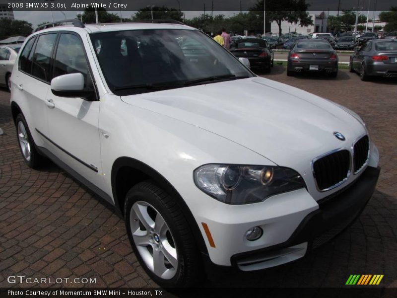 Alpine White / Grey 2008 BMW X5 3.0si