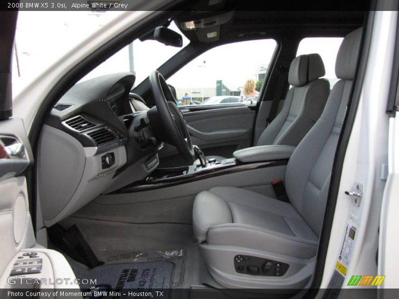 Alpine White / Grey 2008 BMW X5 3.0si