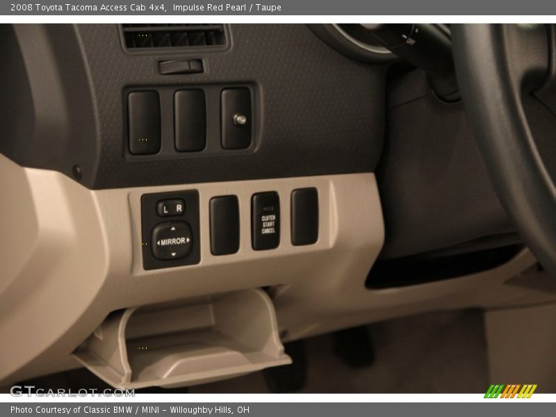 Impulse Red Pearl / Taupe 2008 Toyota Tacoma Access Cab 4x4