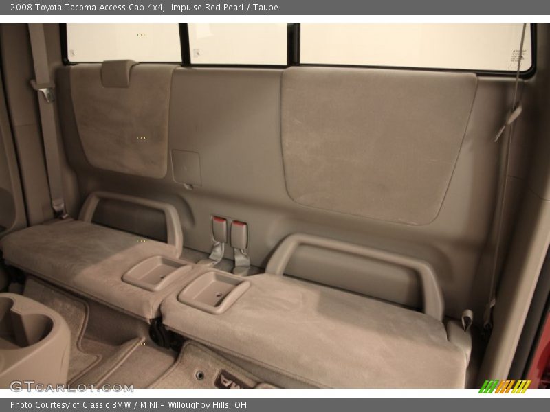 Rear Seat of 2008 Tacoma Access Cab 4x4
