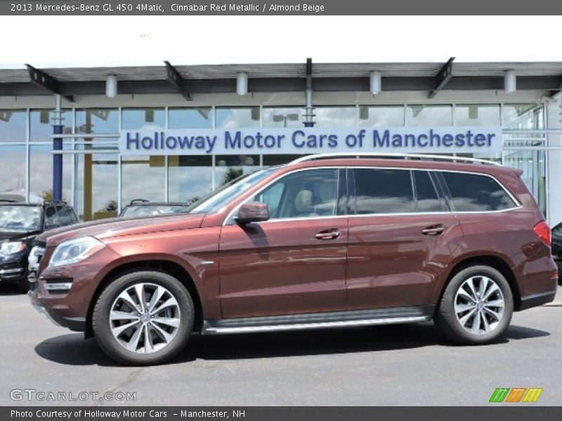 Cinnabar Red Metallic / Almond Beige 2013 Mercedes-Benz GL 450 4Matic