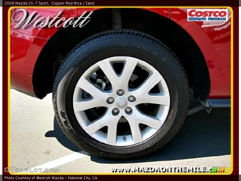 Copper Red Mica / Sand 2008 Mazda CX-7 Sport