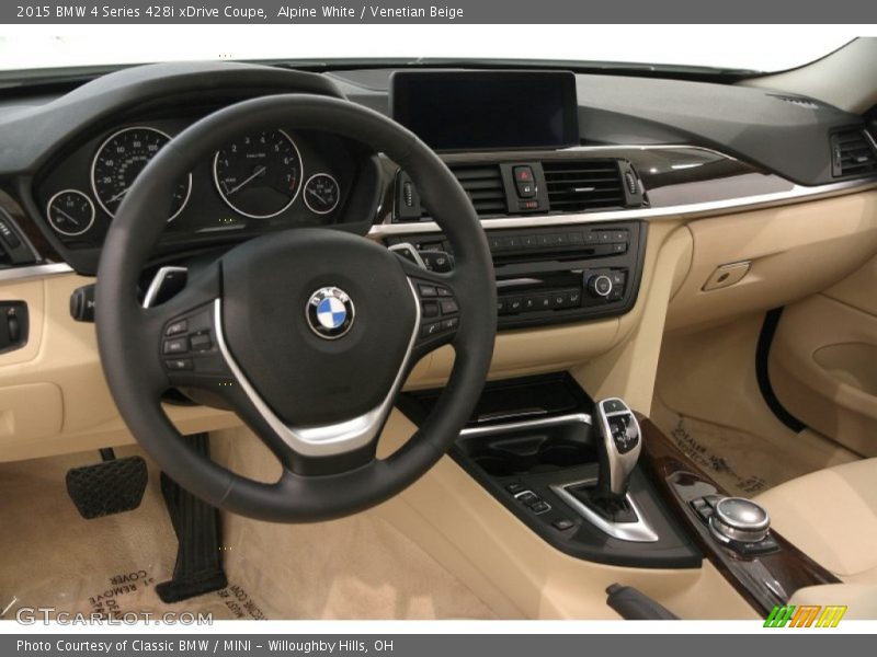 Dashboard of 2015 4 Series 428i xDrive Coupe