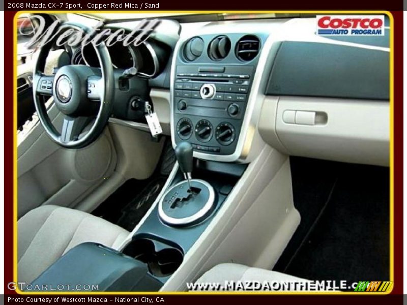 Copper Red Mica / Sand 2008 Mazda CX-7 Sport