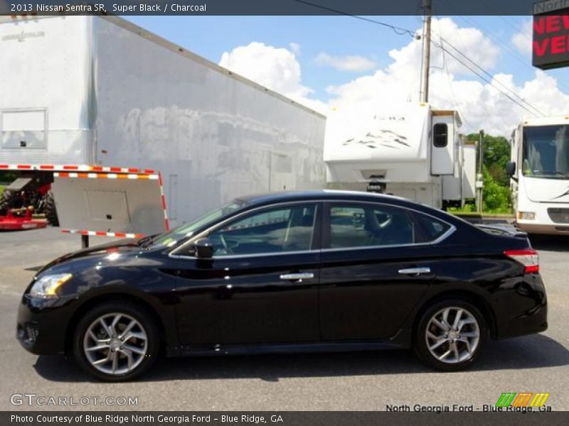 Super Black / Charcoal 2013 Nissan Sentra SR