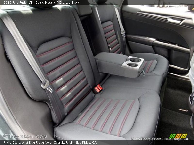 Guard Metallic / Charcoal Black 2016 Ford Fusion SE