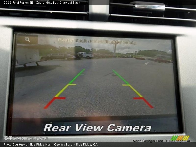 Guard Metallic / Charcoal Black 2016 Ford Fusion SE