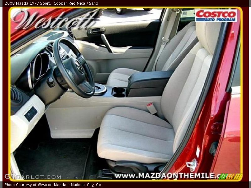 Copper Red Mica / Sand 2008 Mazda CX-7 Sport
