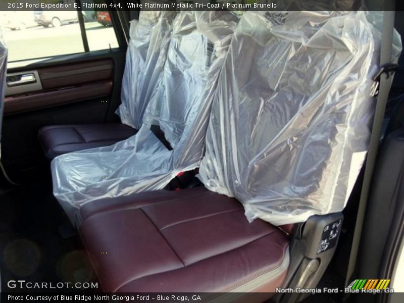 White Platinum Metallic Tri-Coat / Platinum Brunello 2015 Ford Expedition EL Platinum 4x4