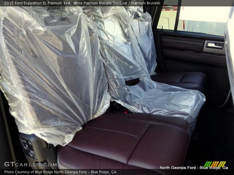 White Platinum Metallic Tri-Coat / Platinum Brunello 2015 Ford Expedition EL Platinum 4x4
