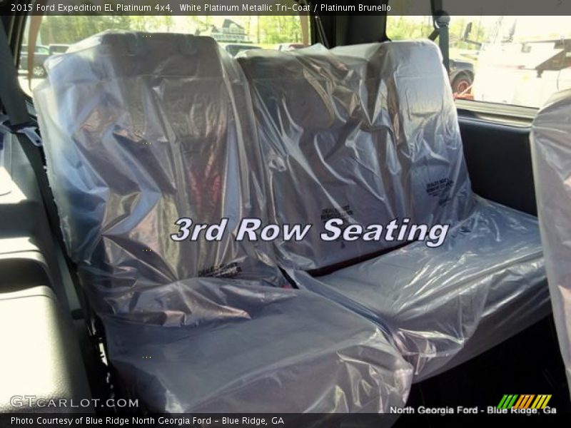 White Platinum Metallic Tri-Coat / Platinum Brunello 2015 Ford Expedition EL Platinum 4x4