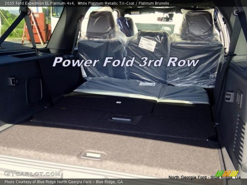 White Platinum Metallic Tri-Coat / Platinum Brunello 2015 Ford Expedition EL Platinum 4x4