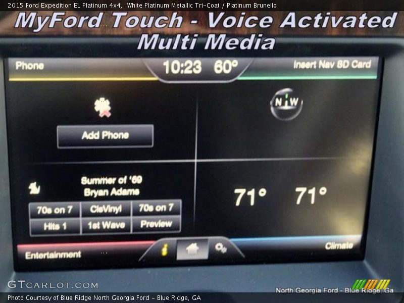 White Platinum Metallic Tri-Coat / Platinum Brunello 2015 Ford Expedition EL Platinum 4x4