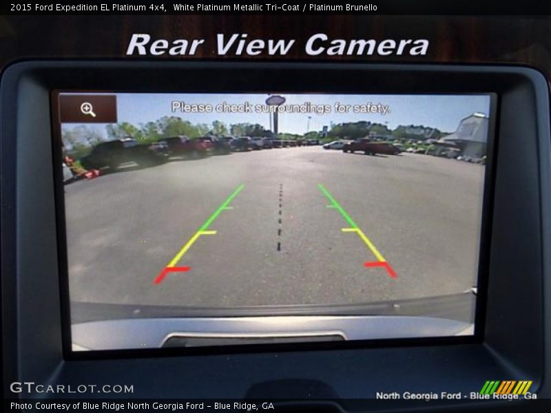 White Platinum Metallic Tri-Coat / Platinum Brunello 2015 Ford Expedition EL Platinum 4x4