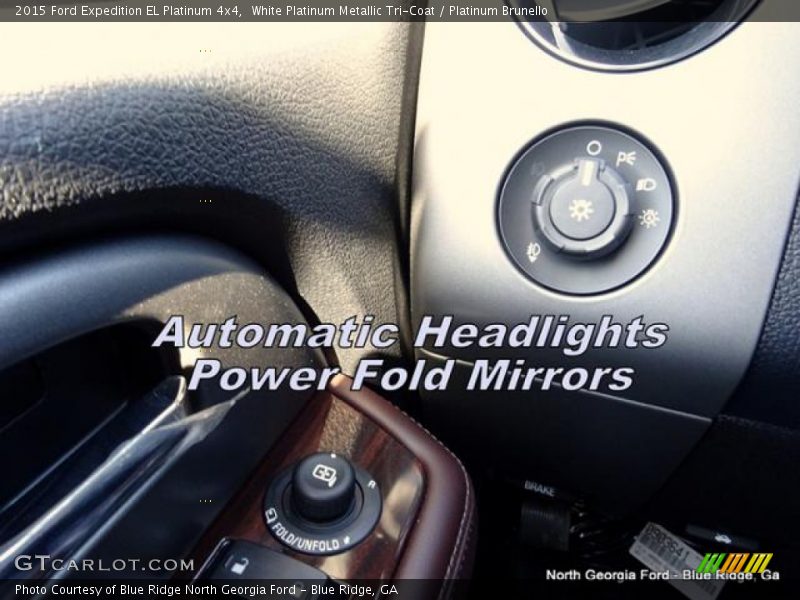 White Platinum Metallic Tri-Coat / Platinum Brunello 2015 Ford Expedition EL Platinum 4x4