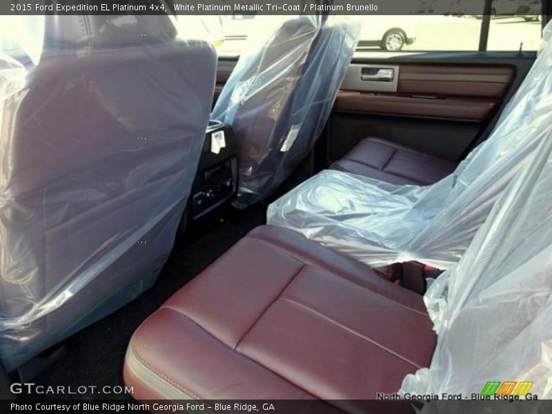 White Platinum Metallic Tri-Coat / Platinum Brunello 2015 Ford Expedition EL Platinum 4x4