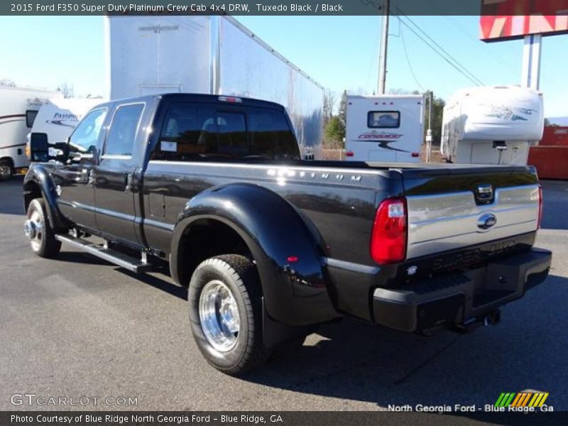 Tuxedo Black / Black 2015 Ford F350 Super Duty Platinum Crew Cab 4x4 DRW