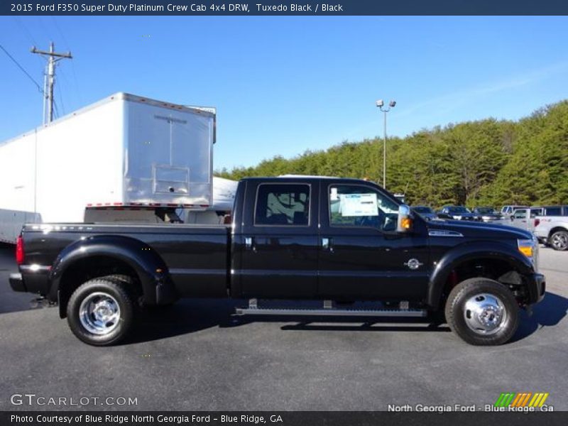 Tuxedo Black / Black 2015 Ford F350 Super Duty Platinum Crew Cab 4x4 DRW