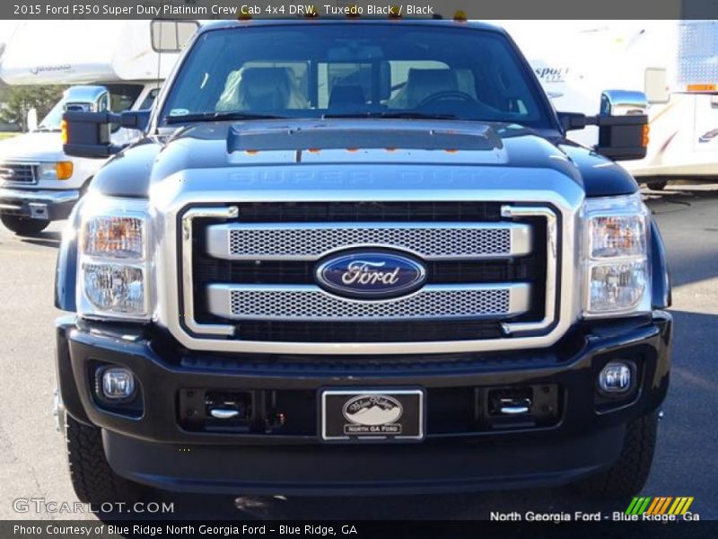 Tuxedo Black / Black 2015 Ford F350 Super Duty Platinum Crew Cab 4x4 DRW