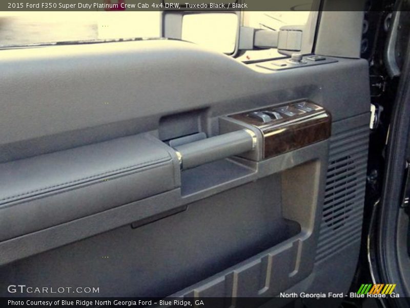 Tuxedo Black / Black 2015 Ford F350 Super Duty Platinum Crew Cab 4x4 DRW