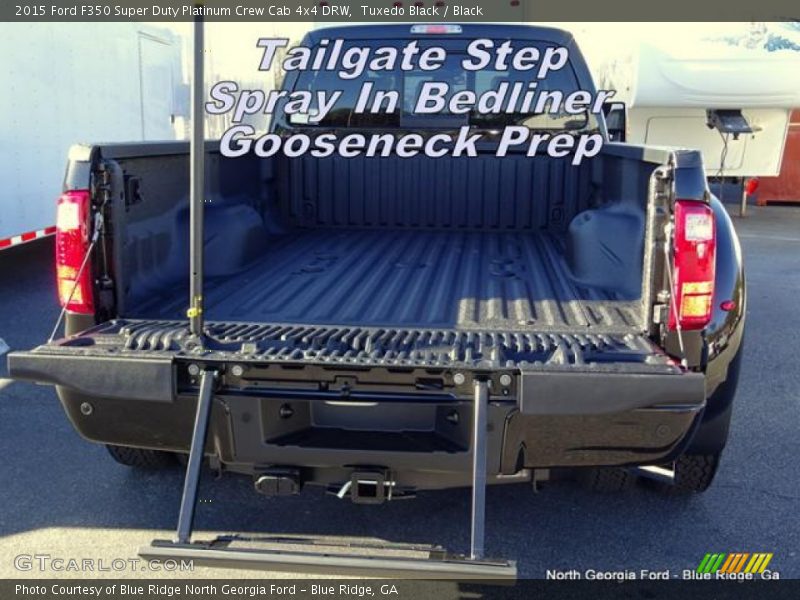 Tuxedo Black / Black 2015 Ford F350 Super Duty Platinum Crew Cab 4x4 DRW