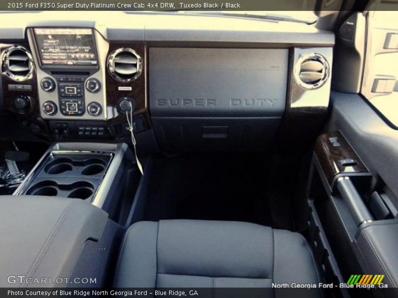 Tuxedo Black / Black 2015 Ford F350 Super Duty Platinum Crew Cab 4x4 DRW