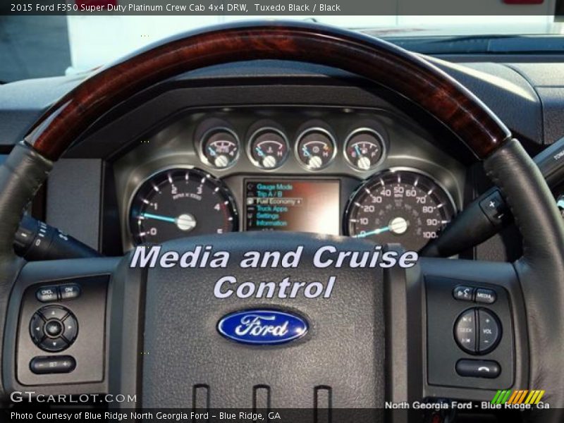 Tuxedo Black / Black 2015 Ford F350 Super Duty Platinum Crew Cab 4x4 DRW